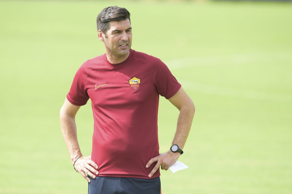 Fonseca Primo allenamento della stagione per l'AS Roma a Trigoria