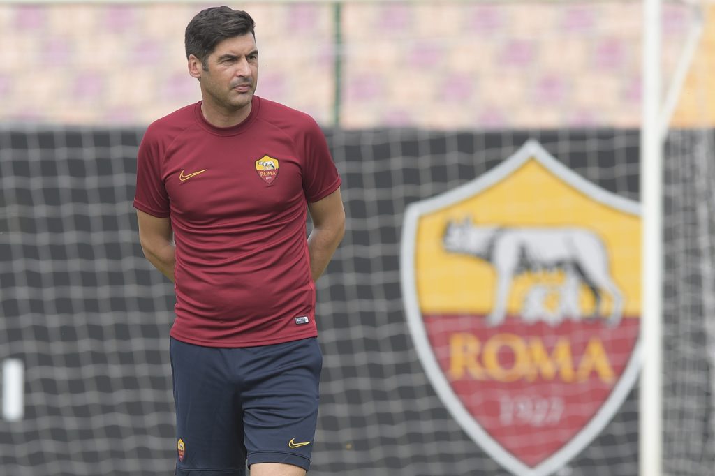 Fonseca Primo allenamento della stagione per l'AS Roma a Trigoria