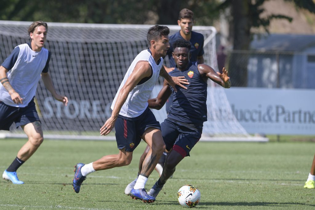 AS Roma_Allenamento_Trigoria_Diawara_Pellegrini