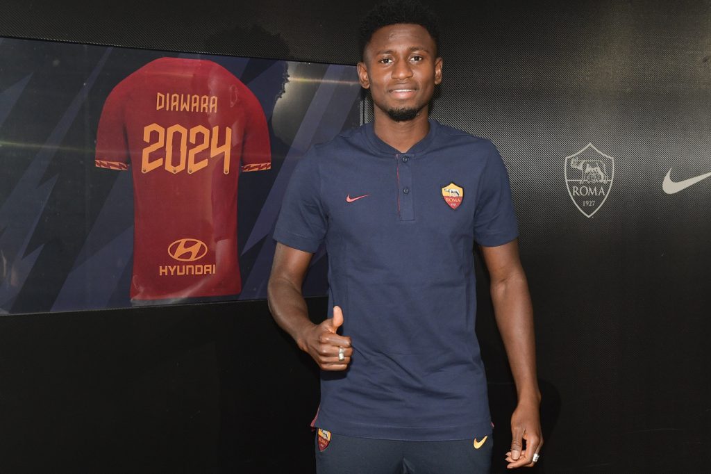 AS Roma, la prima conferenza Stampa di Amadou Diawara