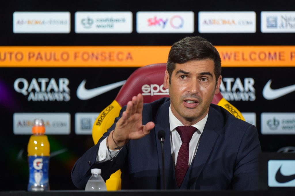 AS Roma, conferenza stampa Paulo Fonseca