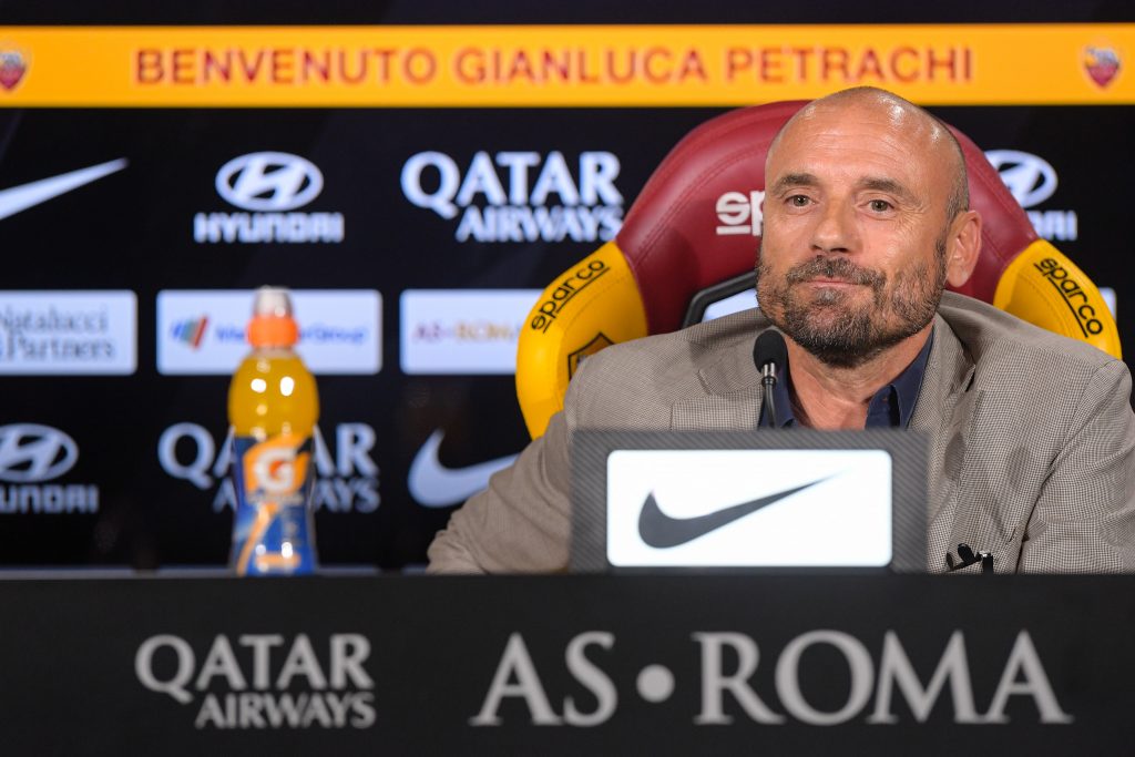 AS Roma, conferenza stampa Gianluca Petrachi