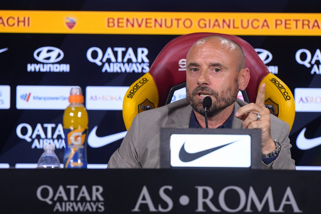 AS Roma, conferenza stampa Gianluca Petrachi