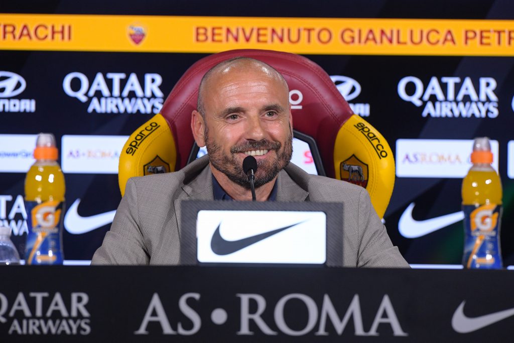 AS Roma, conferenza stampa Gianluca Petrachi