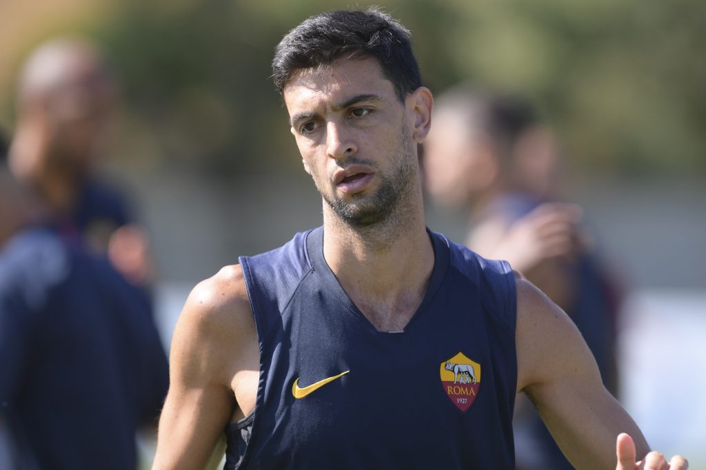 Pastore AS Roma, seduta di allenamento al Centro sportivo di Trigoria