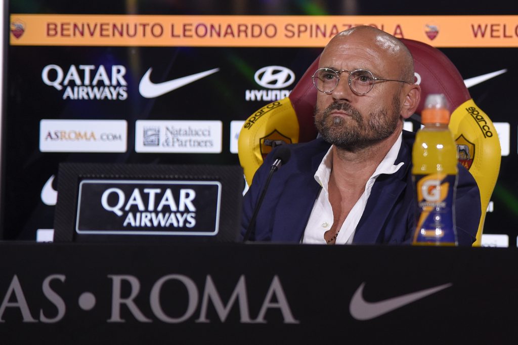 petrachi AS Roma, conferenza stampa di presentazione Leonardo Spinazzola