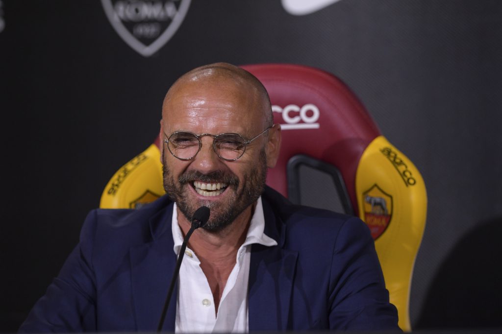petrachi AS Roma, conferenza stampa di presentazione Leonardo Spinazzola