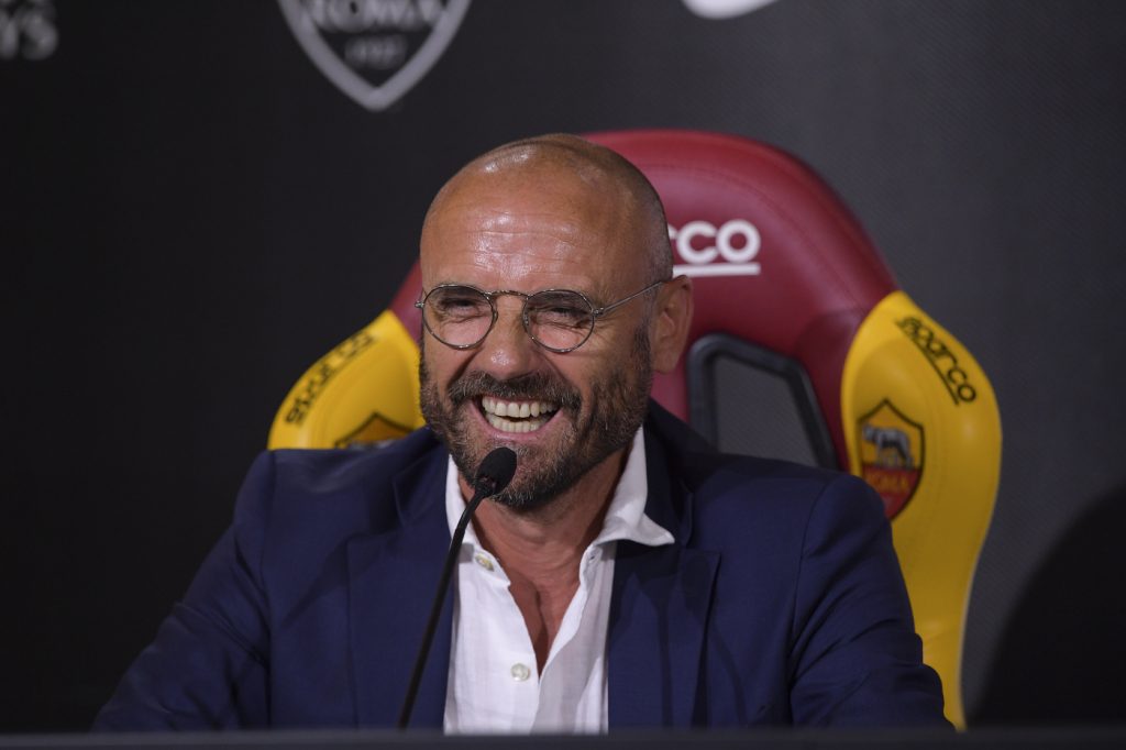 petrachi AS Roma, conferenza stampa di presentazione Leonardo Spinazzola