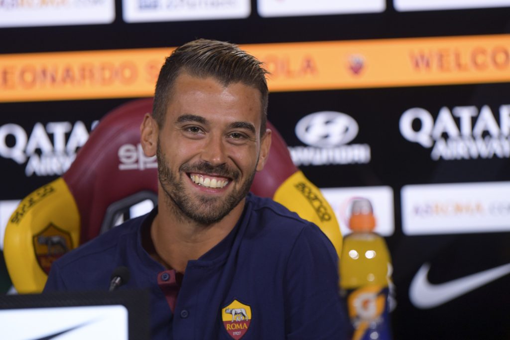 spinazzola AS Roma, conferenza stampa di presentazione Leonardo Spinazzola