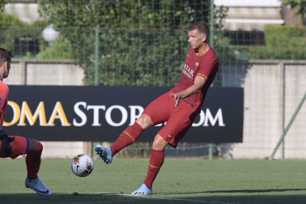AS Roma vs Trastevere_Dzeko