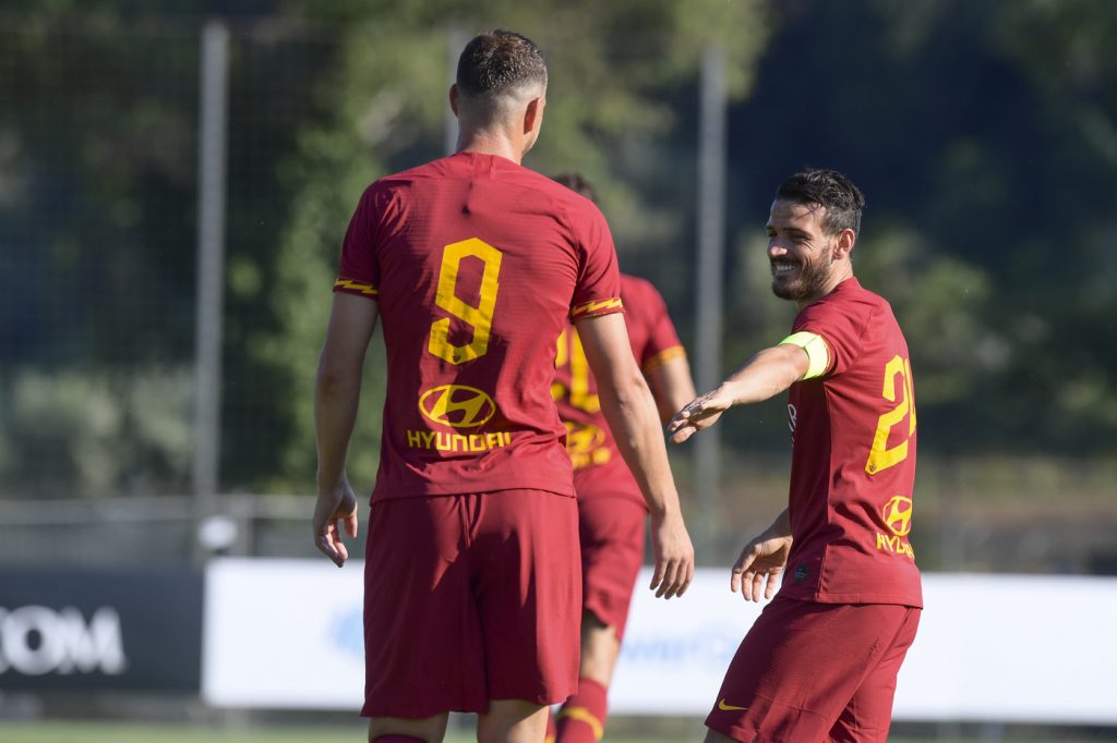 AS Roma vs Trastevere_Florenzi_Dzeko