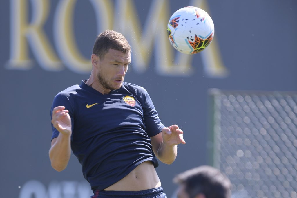 Ritiro Roma_Trigoria_Dzeko