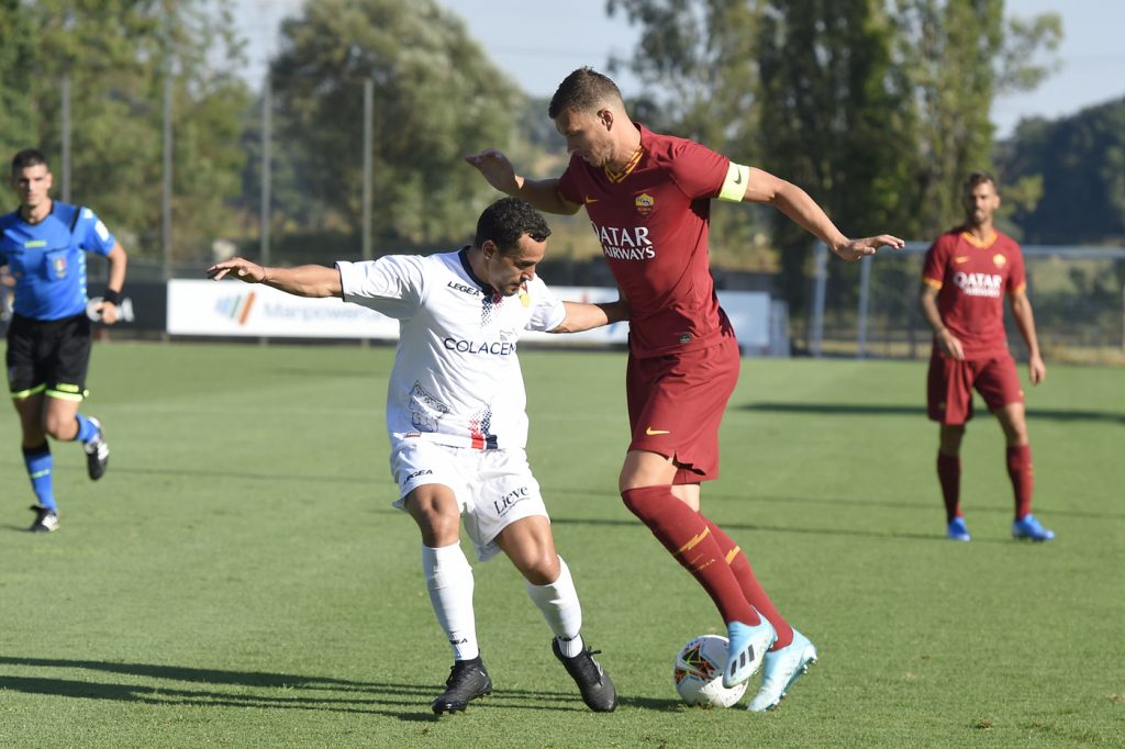 Dzeko AS Roma vs Gubbio - Partita Amichevole