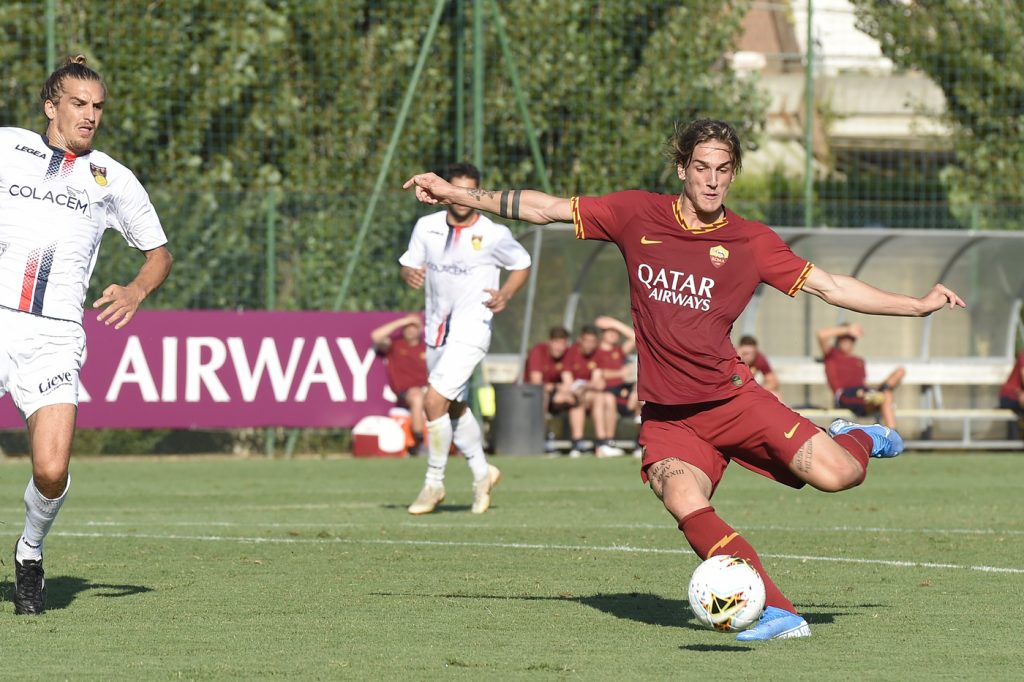 Zaniolo AS Roma vs Gubbio - Partita Amichevole