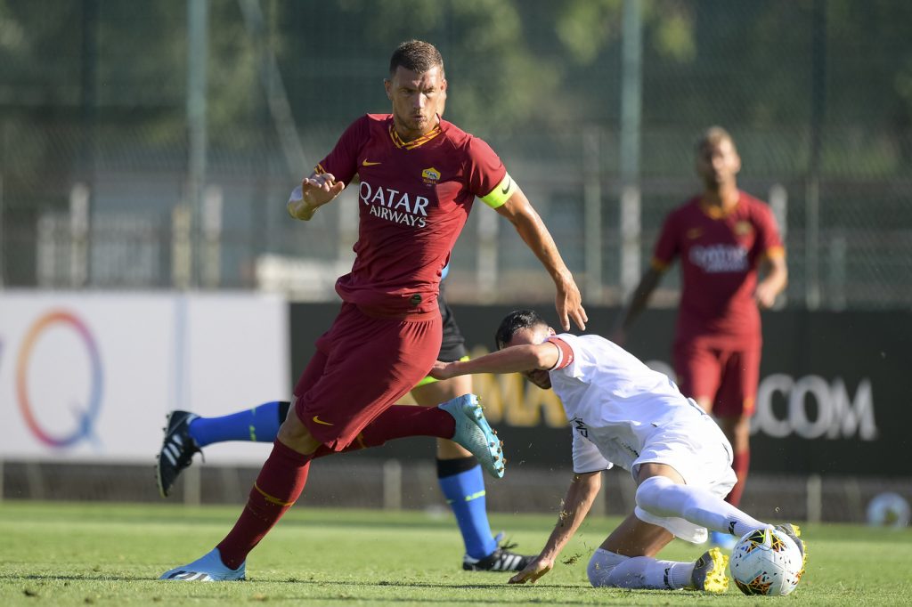 Dzeko AS Roma vs Gubbio - Partita Amichevole