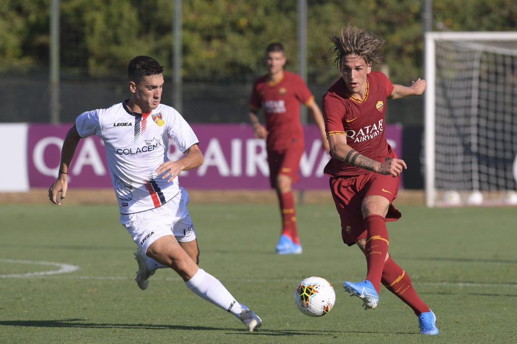 Zaniolo AS Roma vs Gubbio - Partita Amichevole
