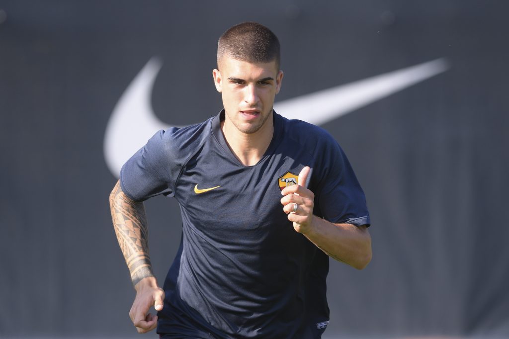 Mancini AS Roma, seduta pomeridiana di allenamento al Centro sportivo di Trigoria