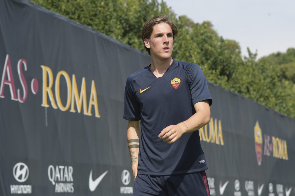 AS Roma_Trigoria_Allenamento_Zaniolo