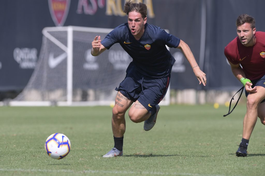 AS Roma_Trigoria_Allenamento_Zaniolo
