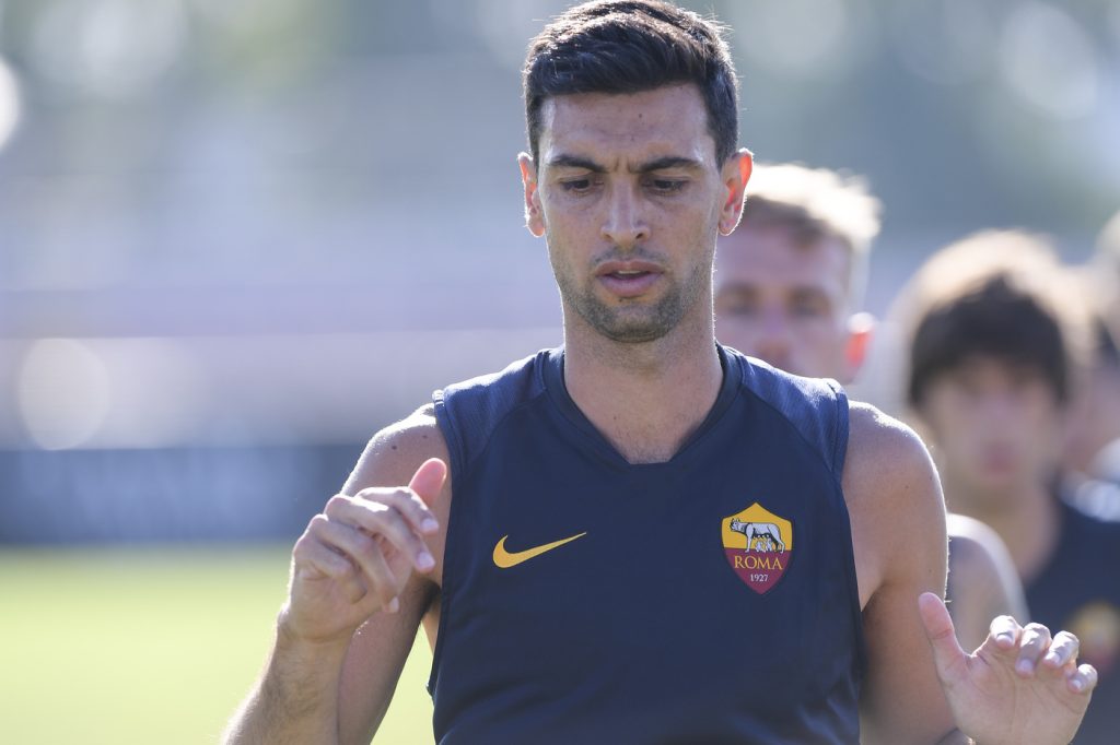 PASTORE AS Roma, seduta di allenamento pomeridiano al Centro sportivo di Trigoria