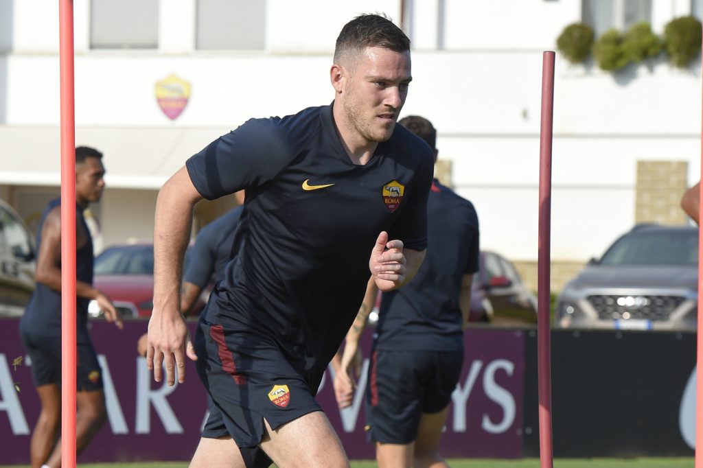 veretout AS Roma, seduta pomeridiana di allenamento al Centro sportivo di Trigoria