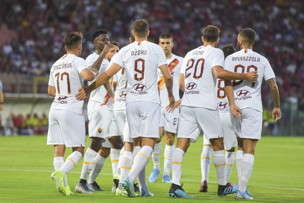dzeko gol AS Roma, amichevole pre campionato con il Perugia