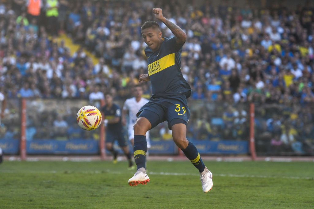 almendra Boca Juniors v Godoy Cruz - Superliga 2018/19