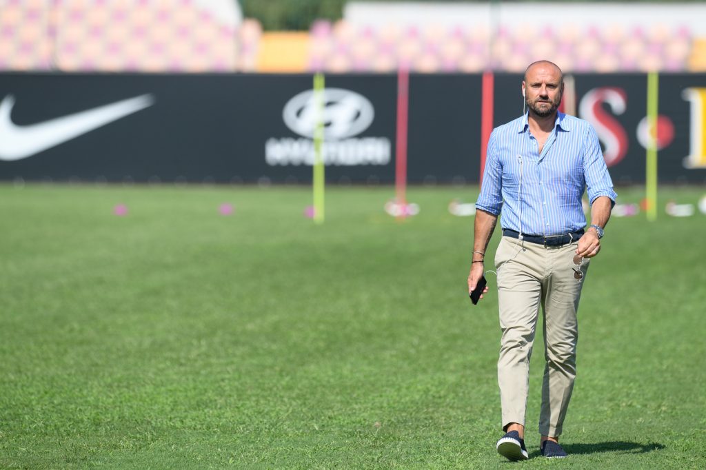 petrachi AS Roma, seduta mattutina di allenamento al Centro sportivo di Trigoria