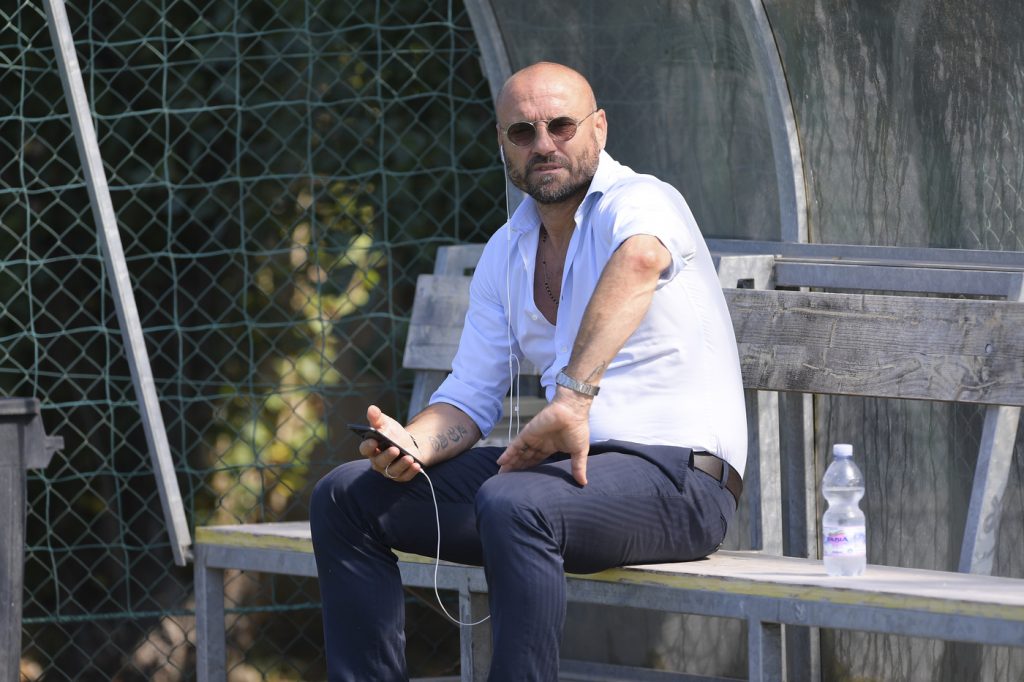 Petrachi AS Roma, allenamento a Trigoria