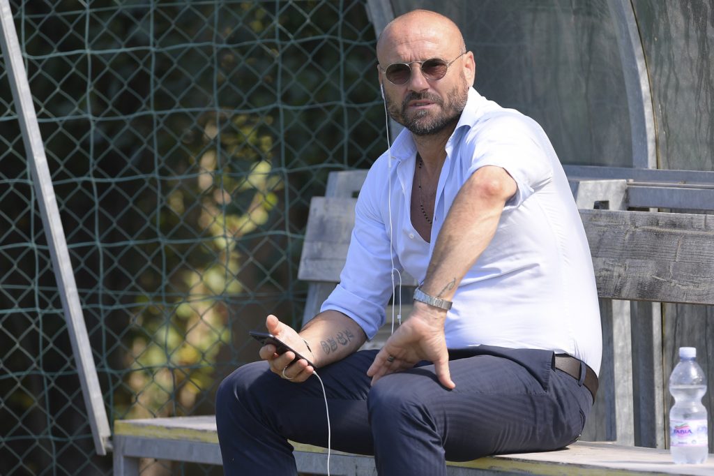 Petrachi AS Roma, allenamento a Trigoria