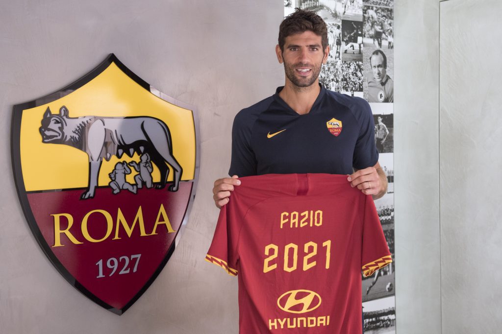 AS Roma, Federico Fazio rinnova fino al 2021
