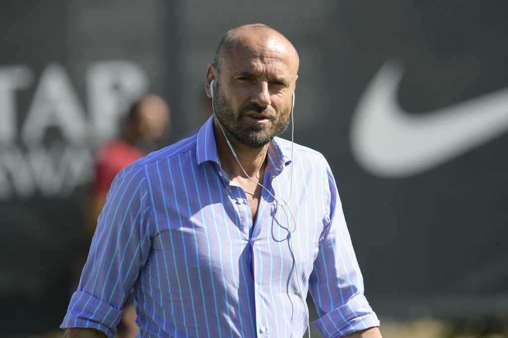 AS Roma, allenamento a Trigoria