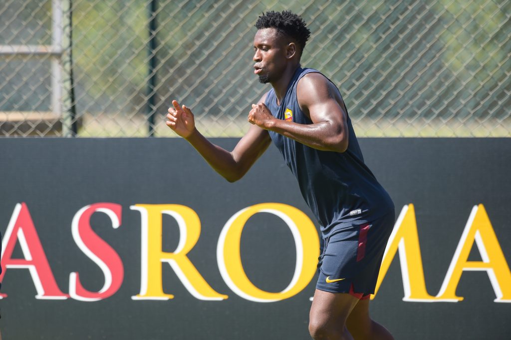 Diawara AS Roma, sessione di allenamento a Trigoria