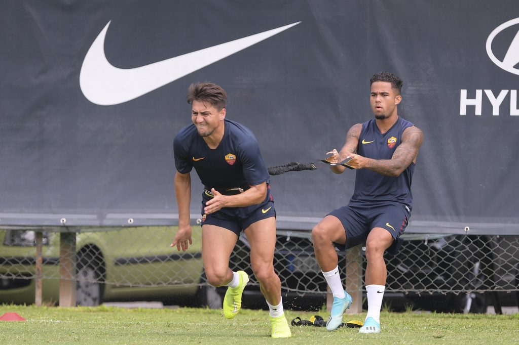 AS Roma, allenamento a Trigoria Under
