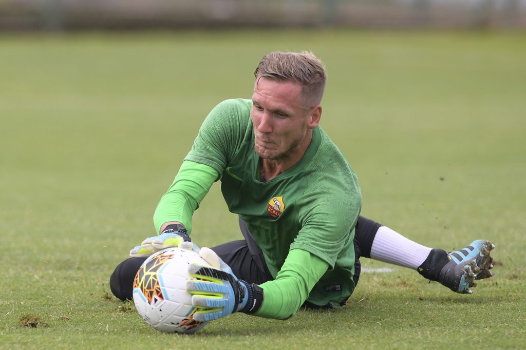 AS Roma, allenamento a Trigoria Olsen