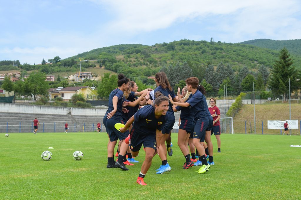 AS Roma, ritiro a Norcia per la squadra femminile