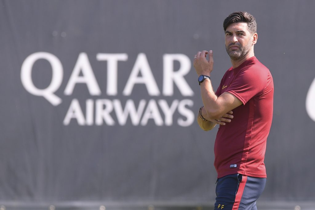 fonseca AS Roma, sessione di allenamento a TrigoriaAS Roma, sessione di allenamento a Trigoria