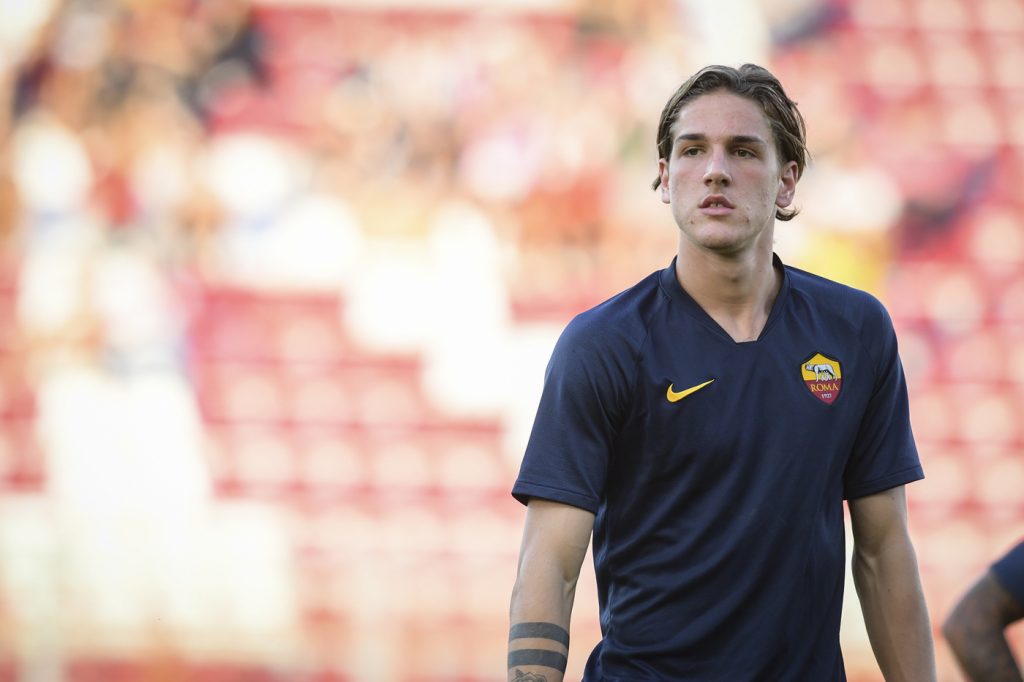 zaniolo AS Roma, amichevole pre campionato con l'Athletic Club Bilbao