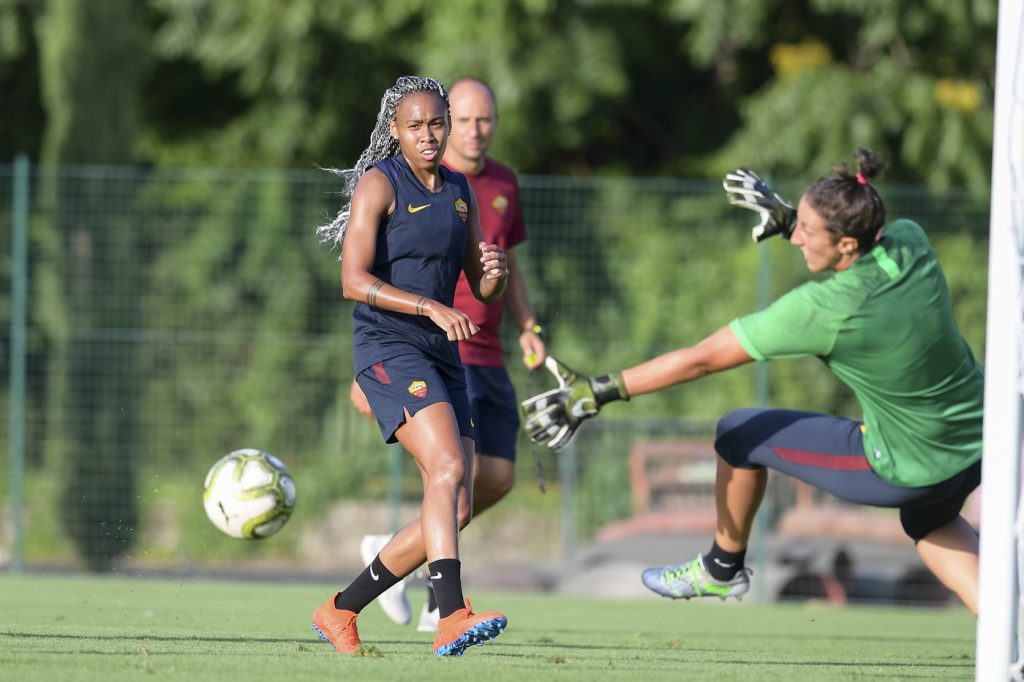AS Roma Femminile_allenamento_Thomas