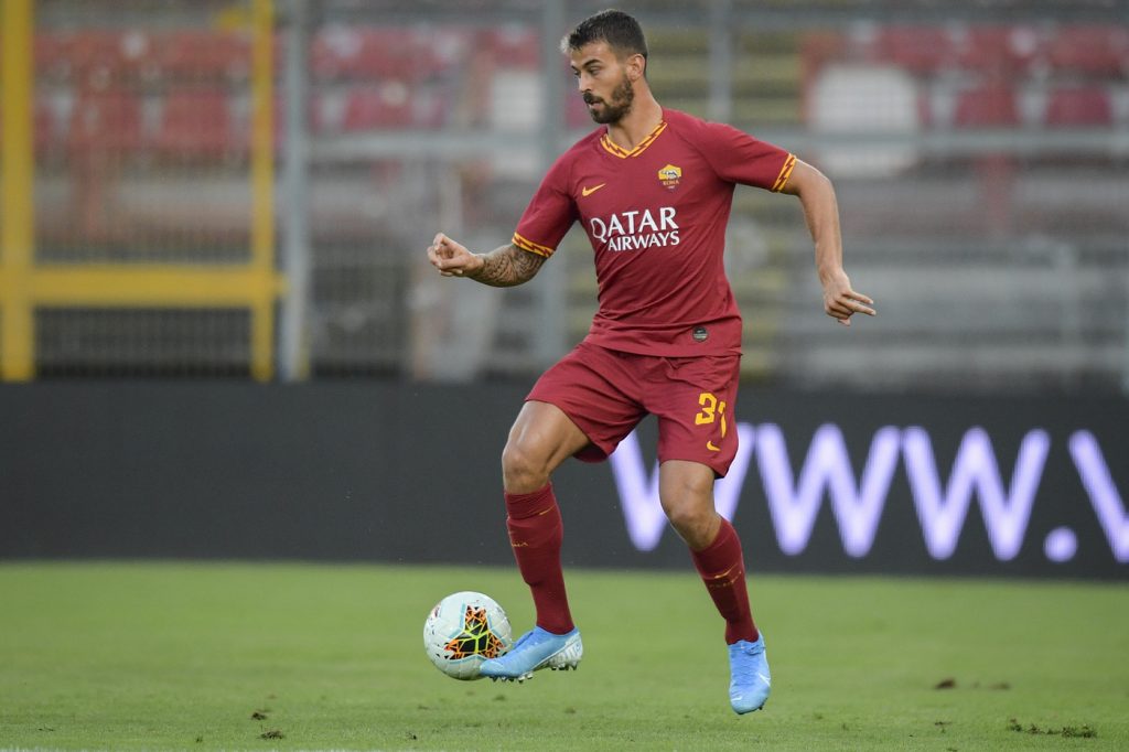 spinazzola AS Roma, amichevole pre campionato con l'Athletic Club Bilbao