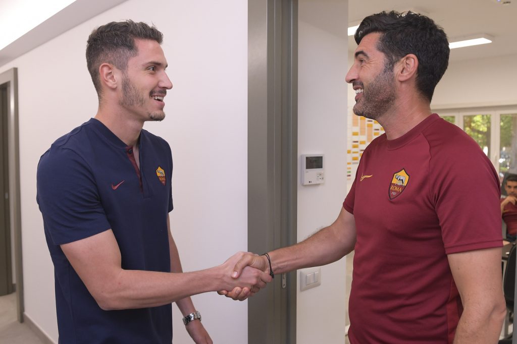 fonseca AS Roma, la prima giornata del calciatore Mert Cetin