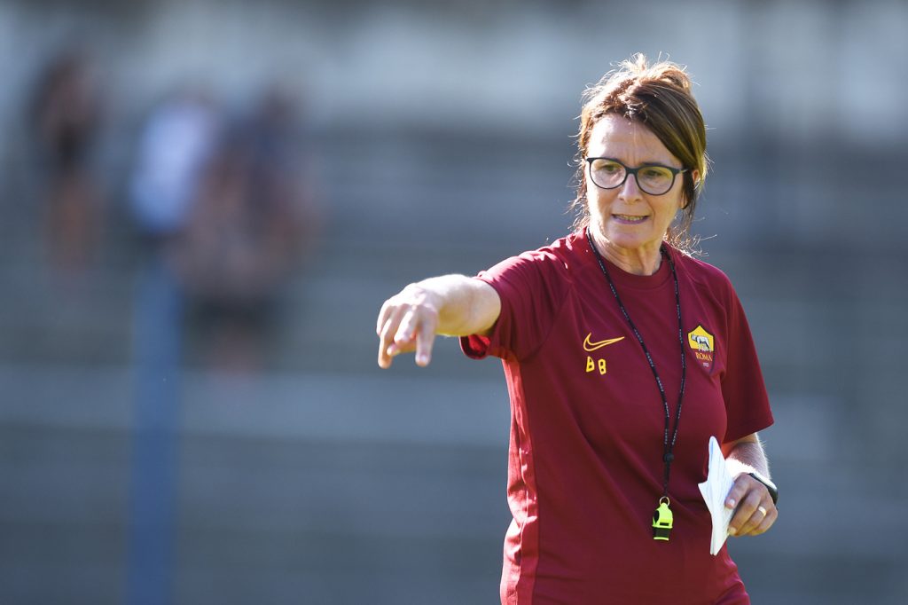 Allenamento AS Roma femminile a Norcia al Centro Sportivo Hotel Salicone