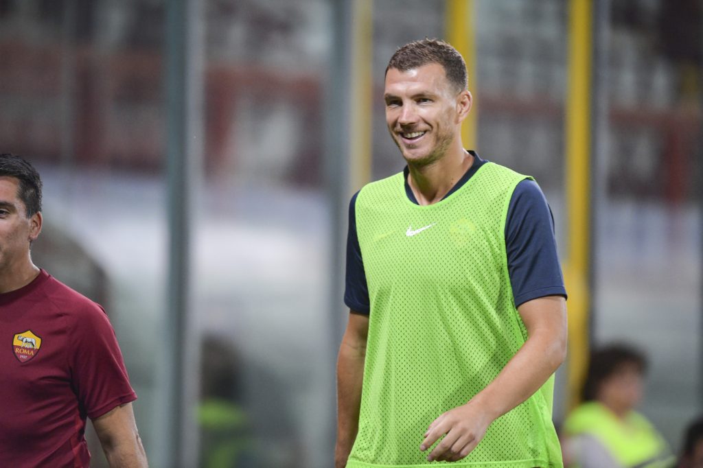 dzeko AS Roma, amichevole pre campionato con l'Athletic Club Bilbao