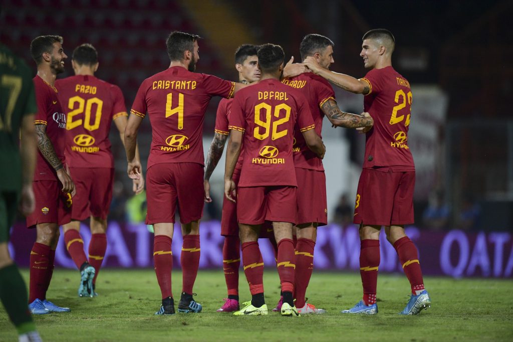 mancini kolarov AS Roma, amichevole pre campionato con l'Athletic Club Bilbao
