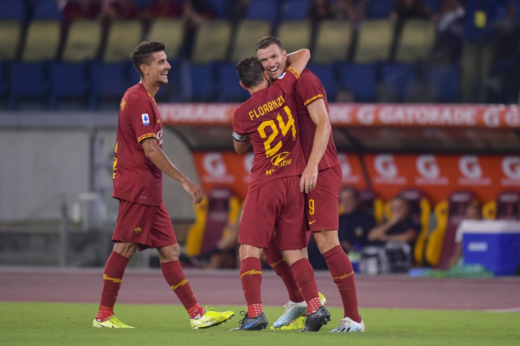 florenzi dzeko pellegrini Roma vs Genoa - Serie A TIM 2019/2020
