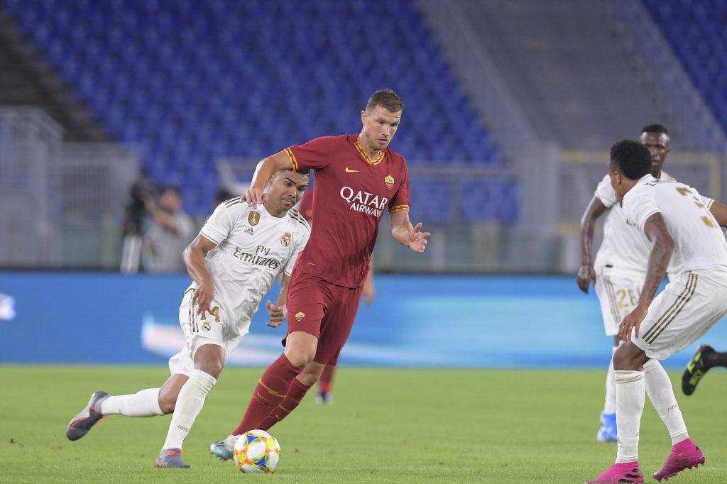 dzeko Roma vs Real Madrid - Mabel Green Cup