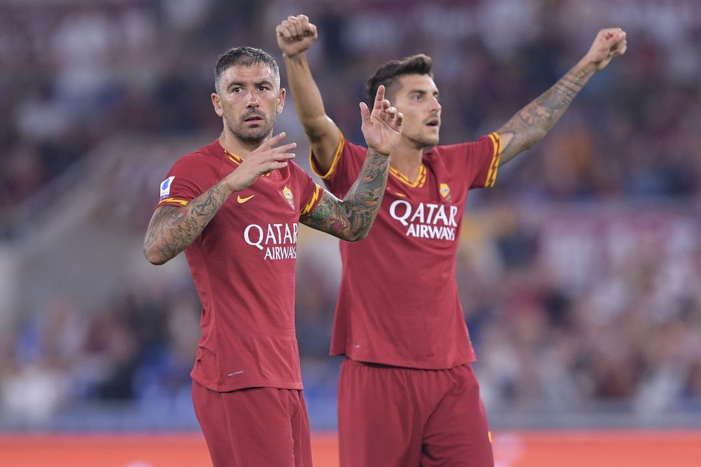 kolarov pellegrini Roma vs Genoa - Serie A TIM 2019/2020