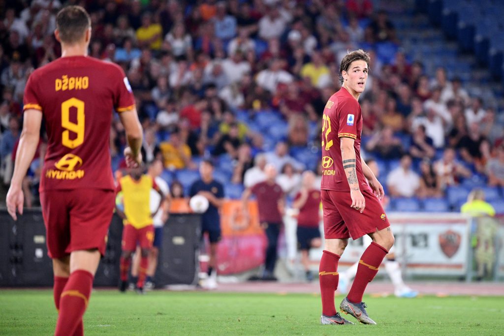 zaniolo dzeko Roma vs Genoa - Serie A TIM 2019/2020