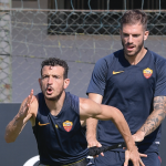 Florenzi Santon trigoria-allenamento-50