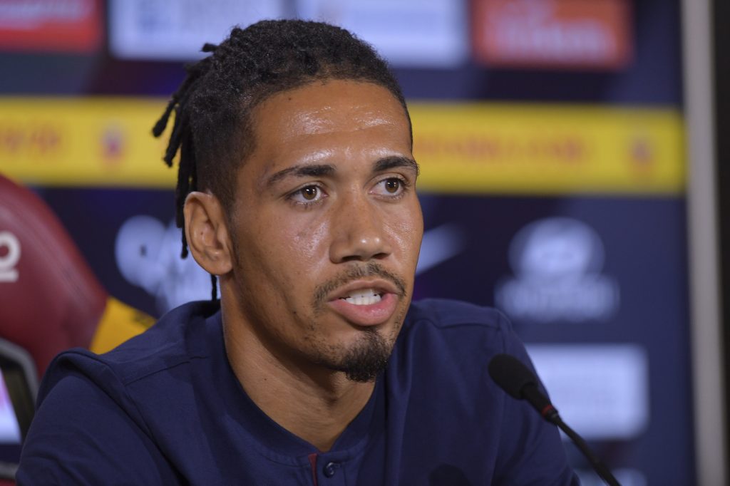 AS Roma, conferenza stampa presentazione Chris Smalling